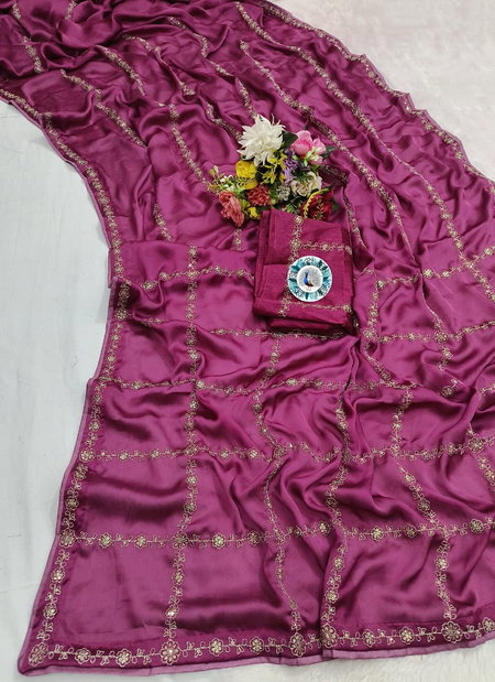 JK Silk Jari & Sequence Work Saree Wholesale Suppliers In Mumbai